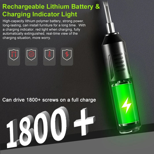 Multifunctional Electric Screwdriver Set USB Charging Electronic Repairing Tool Set for Mobilephones Computers Home Appliances Peaceful Pleasures Health and Wellness
