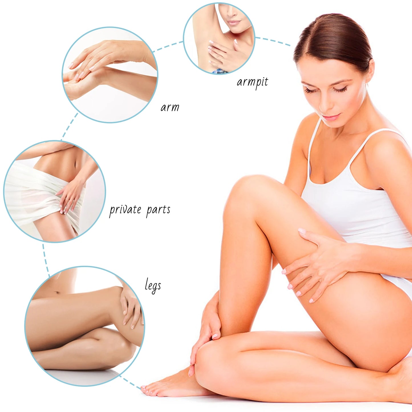 Natural Painless Hair Removal Spray – Body & Armpit Depilatory