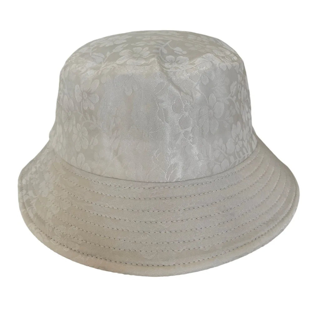 Floral Print Women's Bucket Hat – Rhinestone Sun Hat