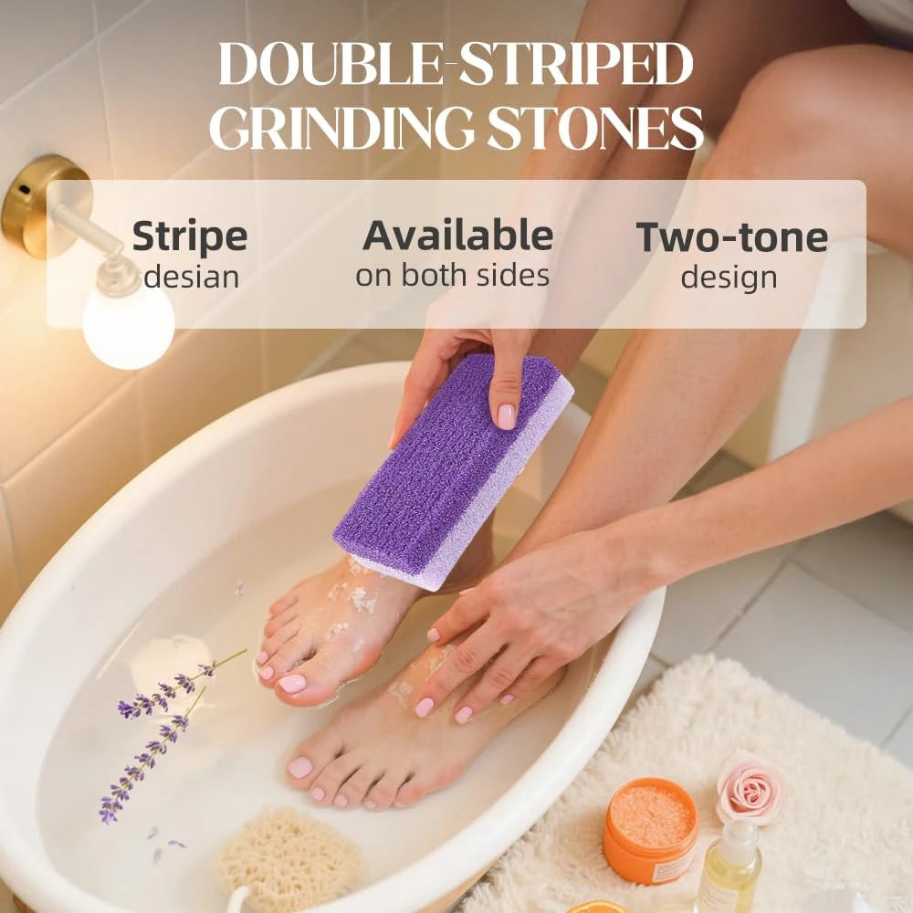 5/10PCS Foot Pumice Stone Foot File Callus Dead Skin Remover Foot Heel Scrubber Smooth Feet In Seconds Pedicure Exfoliator Tool Peaceful Pleasures Health and Wellness