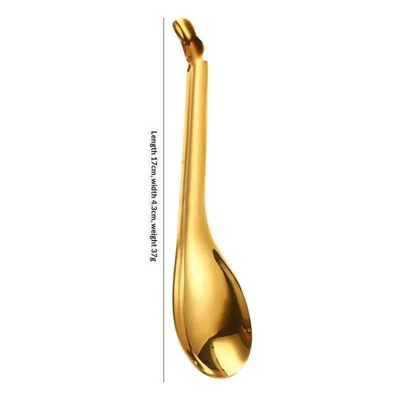 Stainless Steel Slotted Spoon – Caviar & Sauce Kitchen Tool