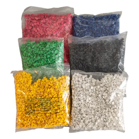 2000PCS/Bag Colorful 2.54mm Standard Computer Jumper Blocks Connector Short Circuit Block Hat Pin Head for Electronic Components Peaceful Pleasures Health and Wellness