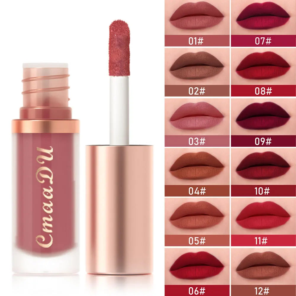 Cmaadu Matte Velvet Lip Gloss – Waterproof Long-Lasting Lipstick