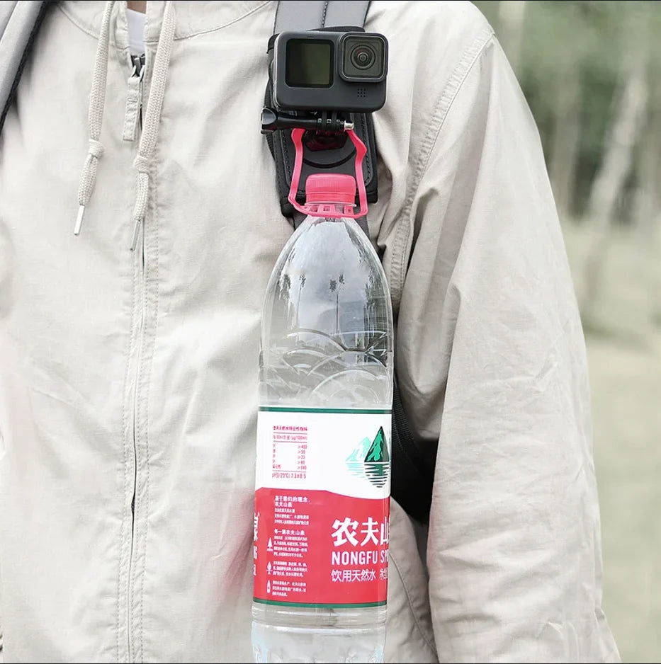 360° Rotating Backpack Strap Mount for GoPro, DJI & Insta360