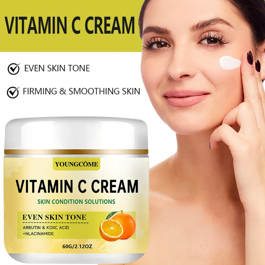 Vitamin C Turmeric Face Cream – Hyaluronic Acid & Retinol 60g Vitamin C Face Cream Oasis Select