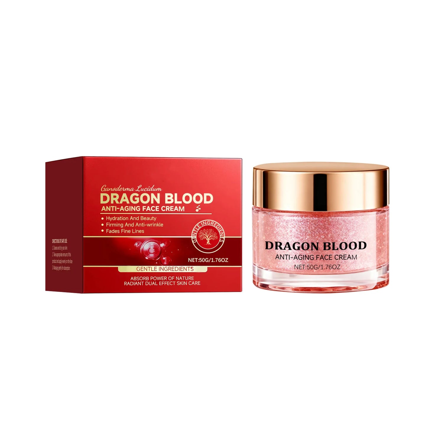 Dragon Blood Cream Retinol Essence Brightening Lifting Firming Skin Care Deep Nourish Rejuvenating Face Cream For All Skin Types Peaceful Pleasures Health and Wellness 50g