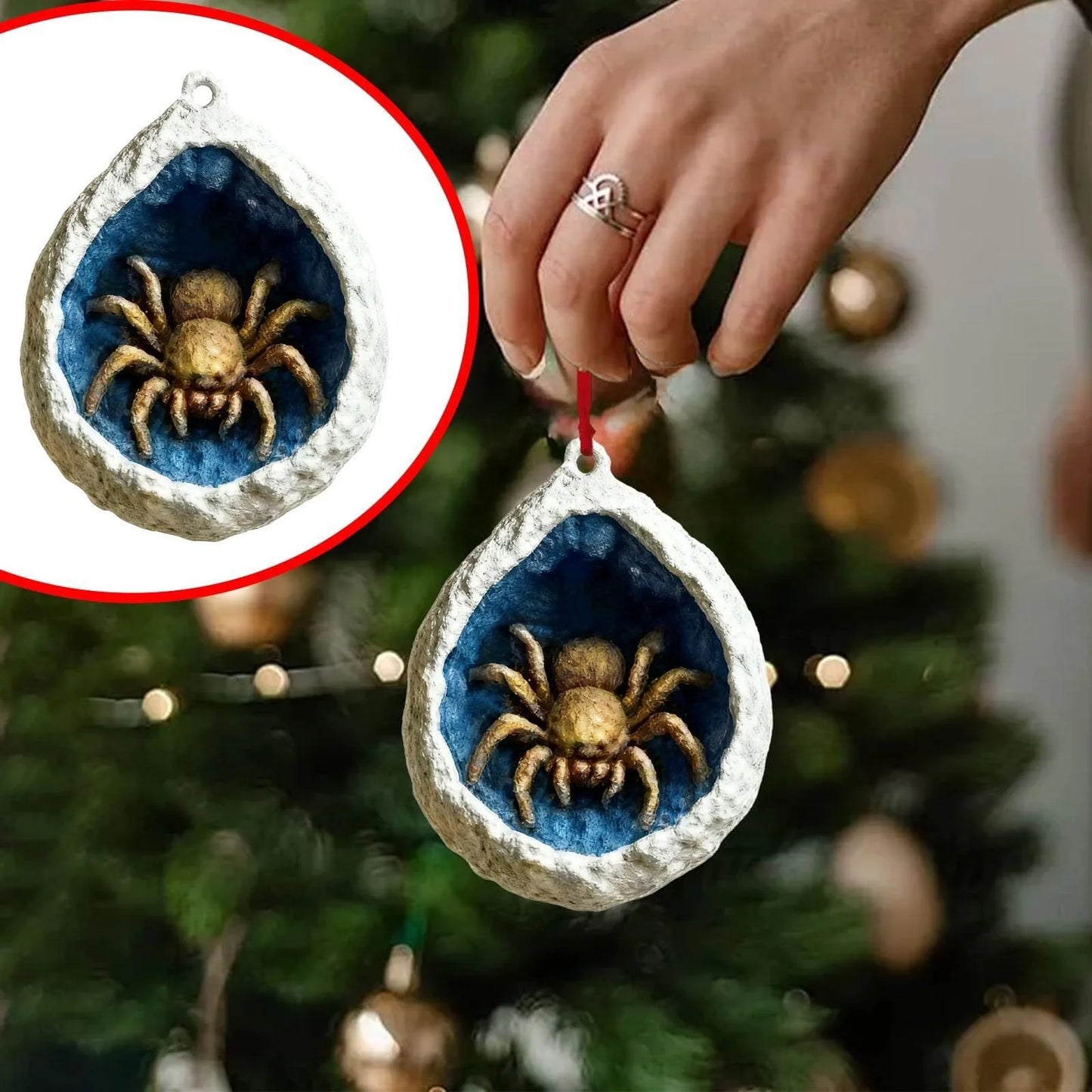 Acrylic 2D Animal Christmas Ornaments – Koala, Bird & More