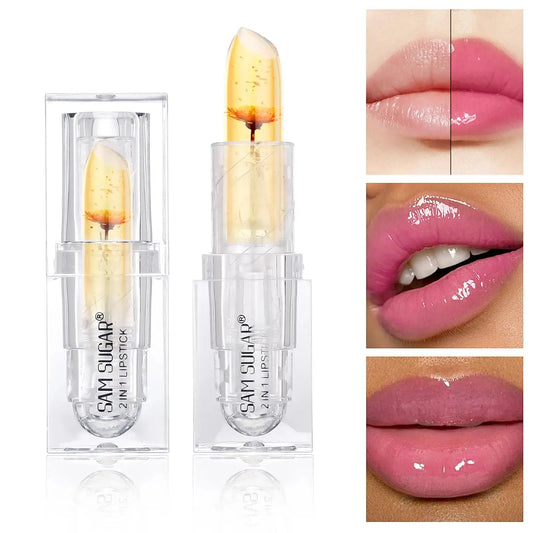 SAM SUGAR Gold Foil Color-Changing Lipstick & Lip Balm Color-Changing Lipstick Oasis Select