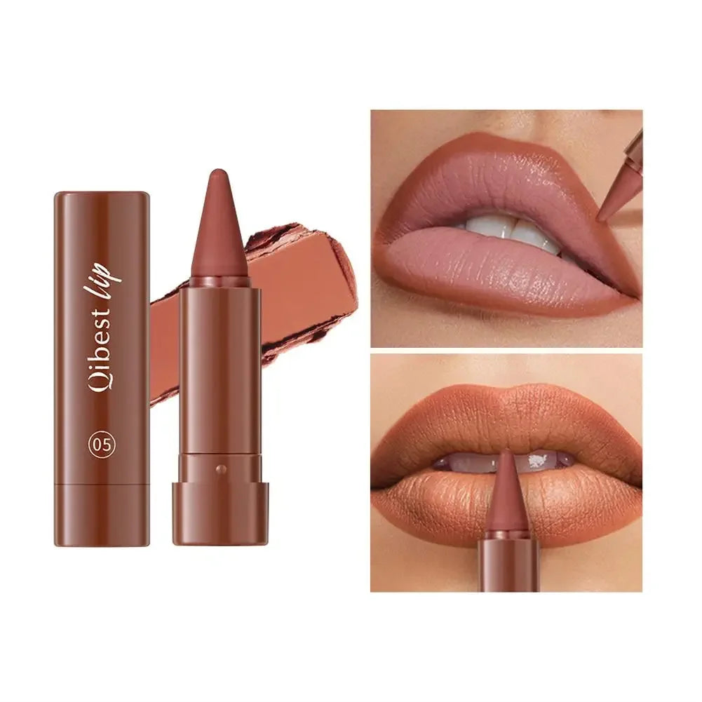 Twist Up Gradient Matte Lip Liner Crayon – Waterproof Lip Liner Peaceful Pleasures Health and Wellness 05
