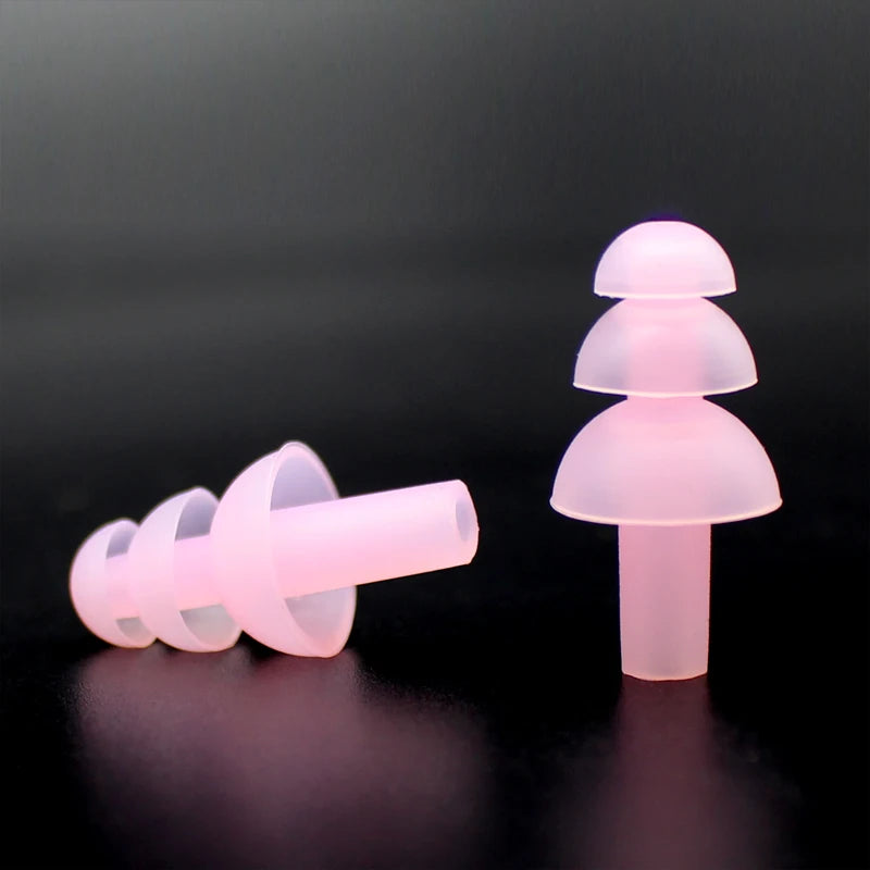 Waterproof Silicone Noise Cancelling Earplugs – 10 Pack