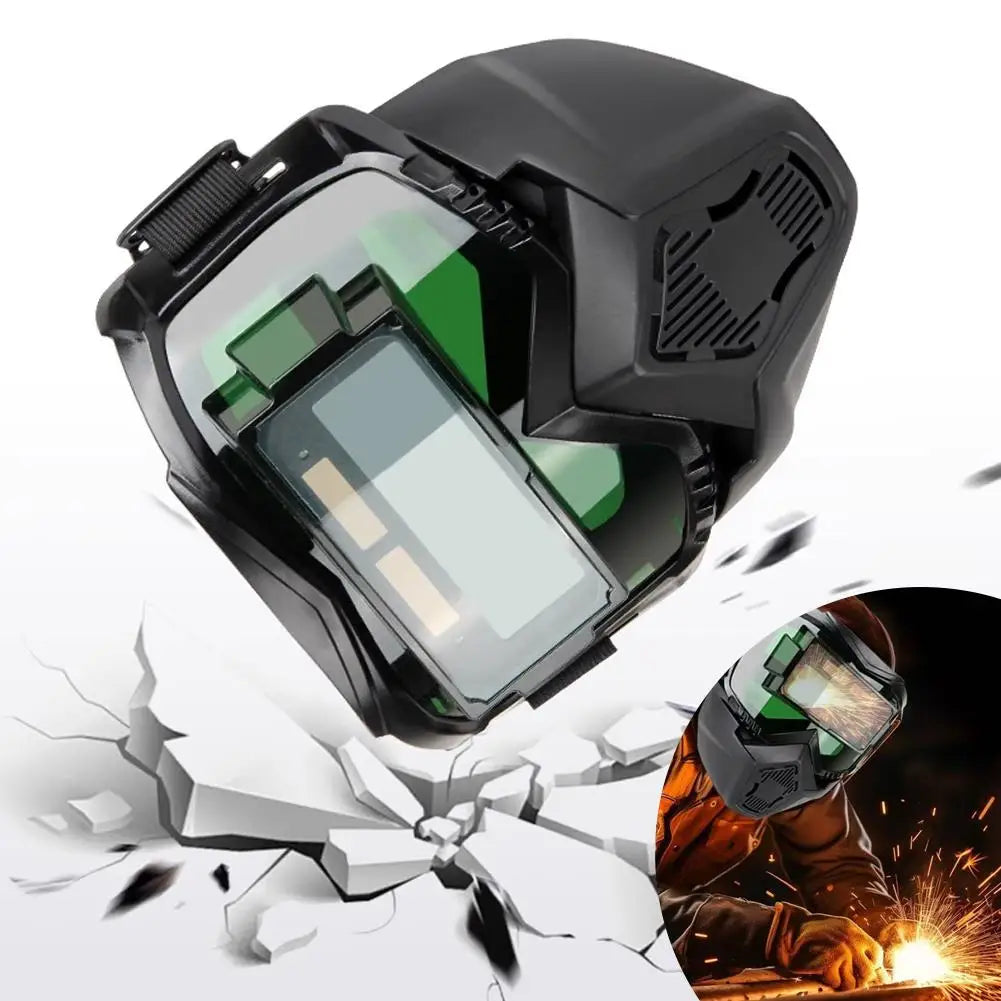 Auto-Darkening Welding Helmet – Anti-Glare Head-Mounted Mask