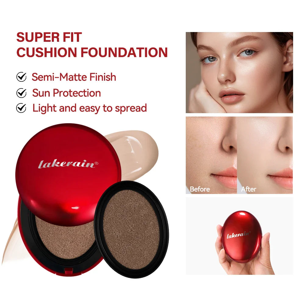 CC Cream Cushion Foundation – Full Coverage, SPF & Refill