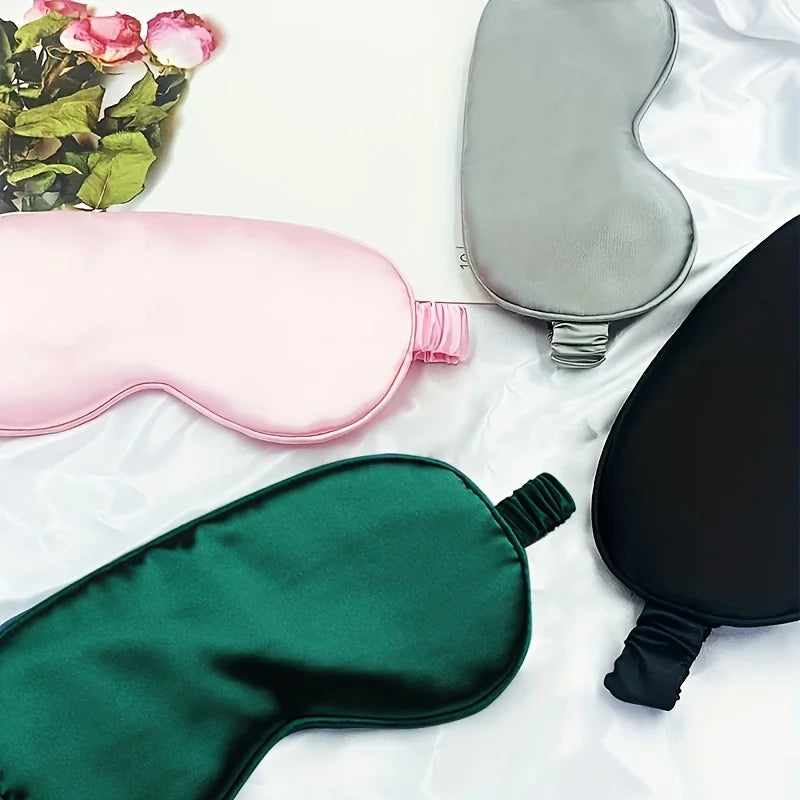 Double-Sided Silk Blackout Sleep Eye Mask | Travel Nap Mask