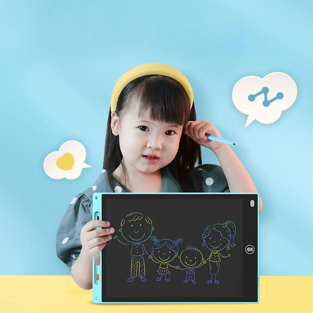 12" LCD Writing Tablet & Drawing Board for Kids – Erasable