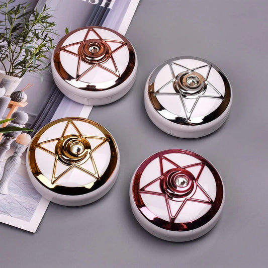 New Contact Lens Box Contact Lens Companion Box Care Box Star Diamond Series Storage Practical Portable Contact Lens Storage Box Peaceful Pleasures Health and Wellness