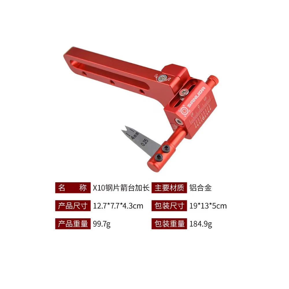 Sanlida X10 Arrow Rest Long CNC Aluminum Target Archery Compound Bow