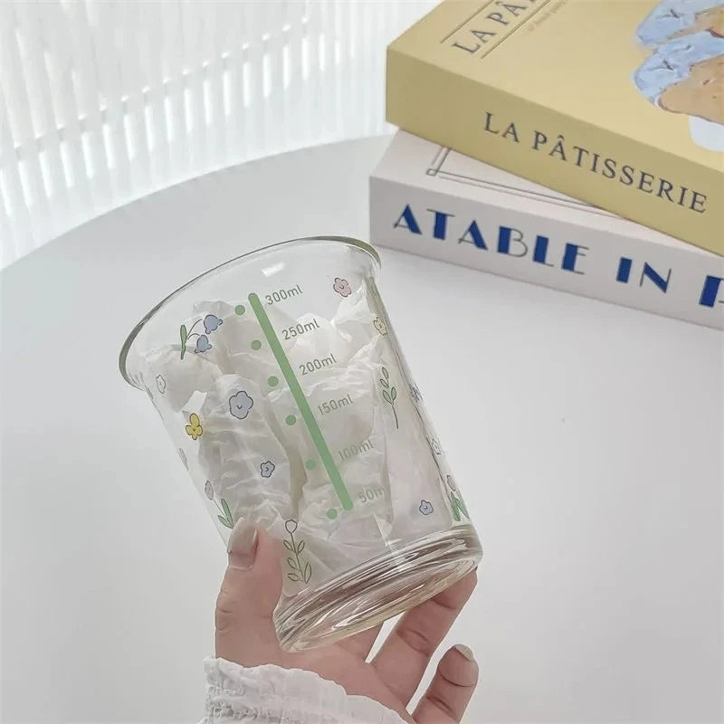 Little Rabbit Glass Cups High Beauty Water Cups Beverage Cups Office Water Cups Home Breakfast Milk Coffee Cup Exquisite Cup New Peaceful Pleasures Health and Wellness