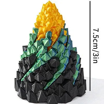 3D Spiral Pyramid Fidget Toy – Rotating Helix Desk Puzzle