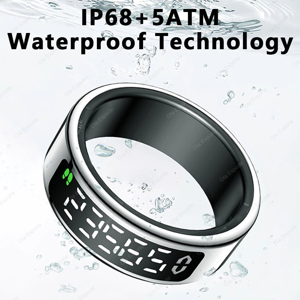 Smart Ring | Touch Display, Heart Rate & Gesture Control