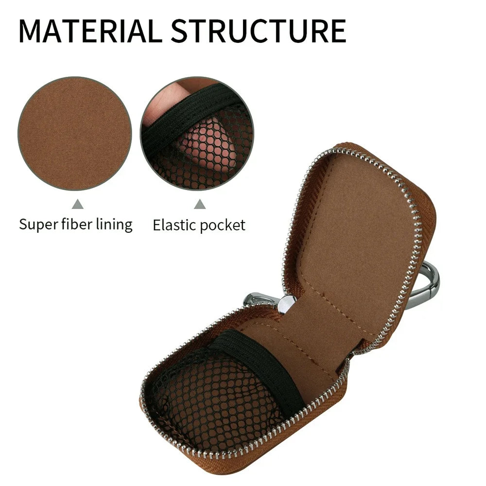 Leather Ke Organizer Protective Wallet Cases Edc Bluetooth Backpack Headset Shoulder Bag Handbags AppleAirpods Bags for Women Peaceful Pleasures Health and Wellness