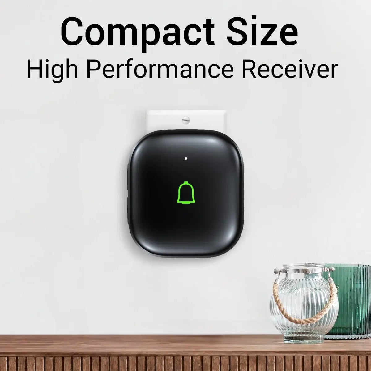 Wireless Doorbell with 2 Receivers, IP66 Waterproof, 1000ft Range, 32 Chimes, 115dB Volume Peaceful Pleasures Health and Wellness