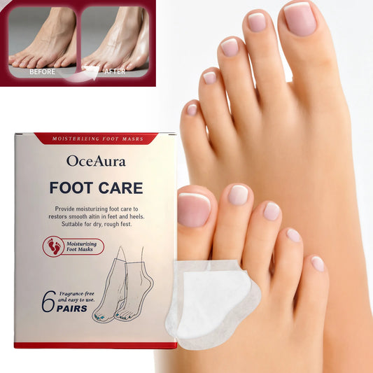 Shea Butter Foot Mask 6-Pack – Exfoliate & Hydrate Feet