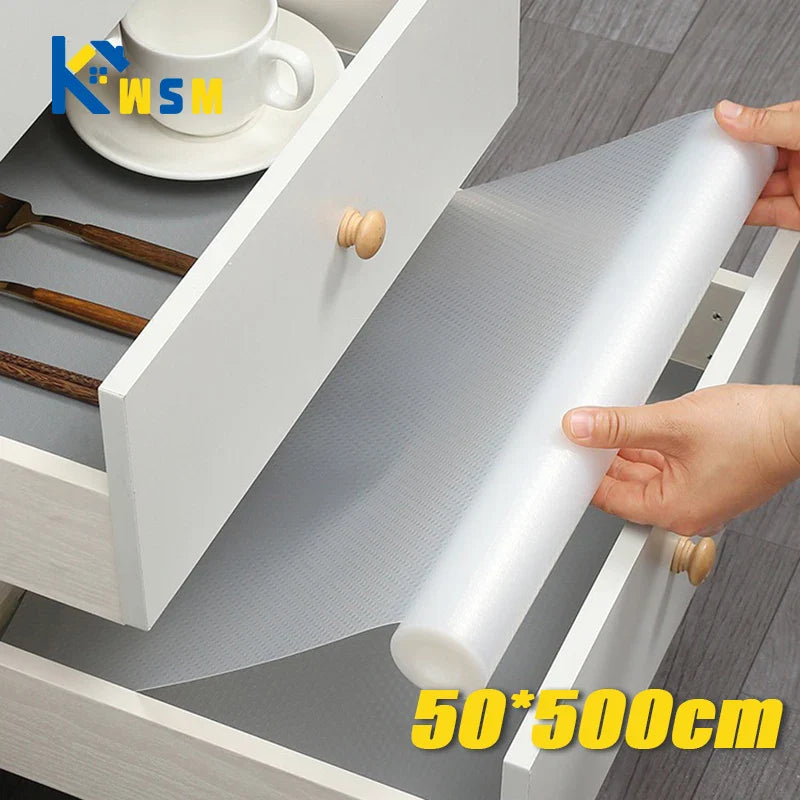 EVA Drawer & Cabinet Shelf Liner Mats – Non-Slip, Washable