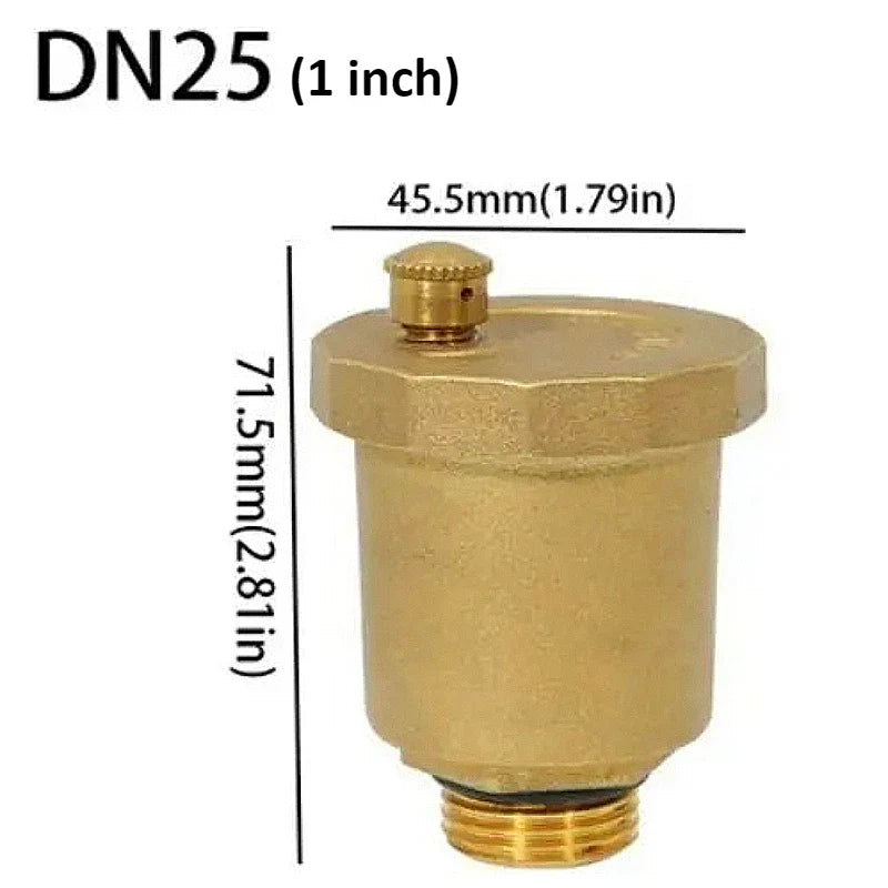Brass Automatic Exhaust Pressure Relief Valve | Male Thread
