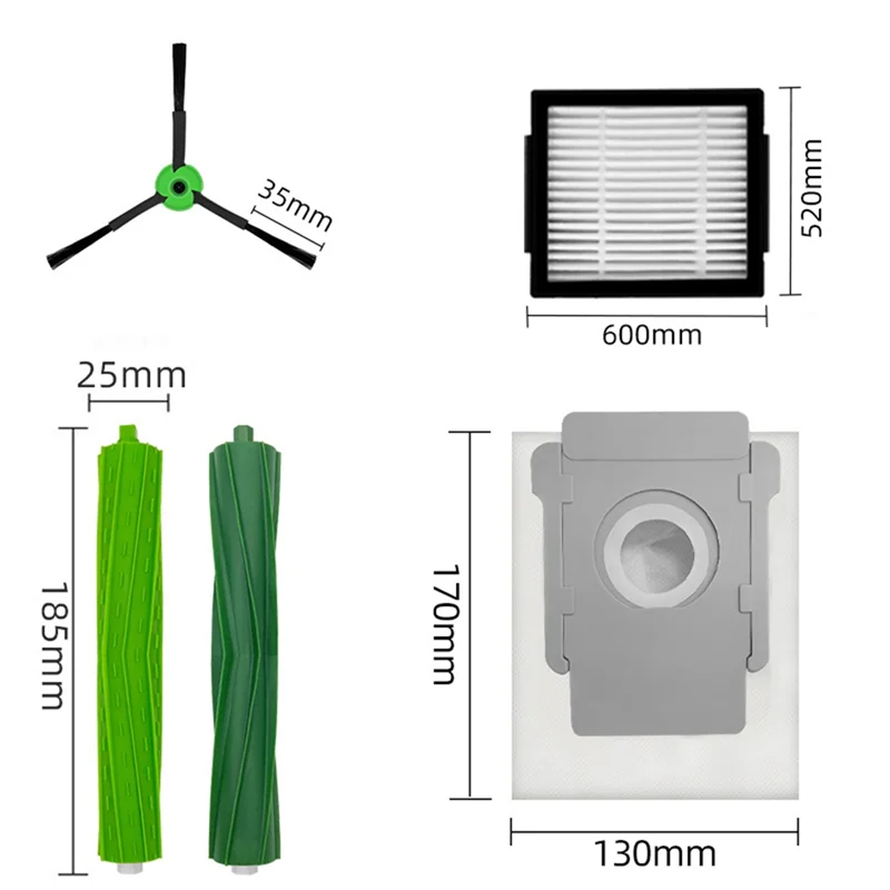 A36T-For IROBOT Sweeping Robot Accessories COMBO 10 MAX Sweeping Robot Consumables Sweeping Robot Replacement Kit Peaceful Pleasures Health and Wellness