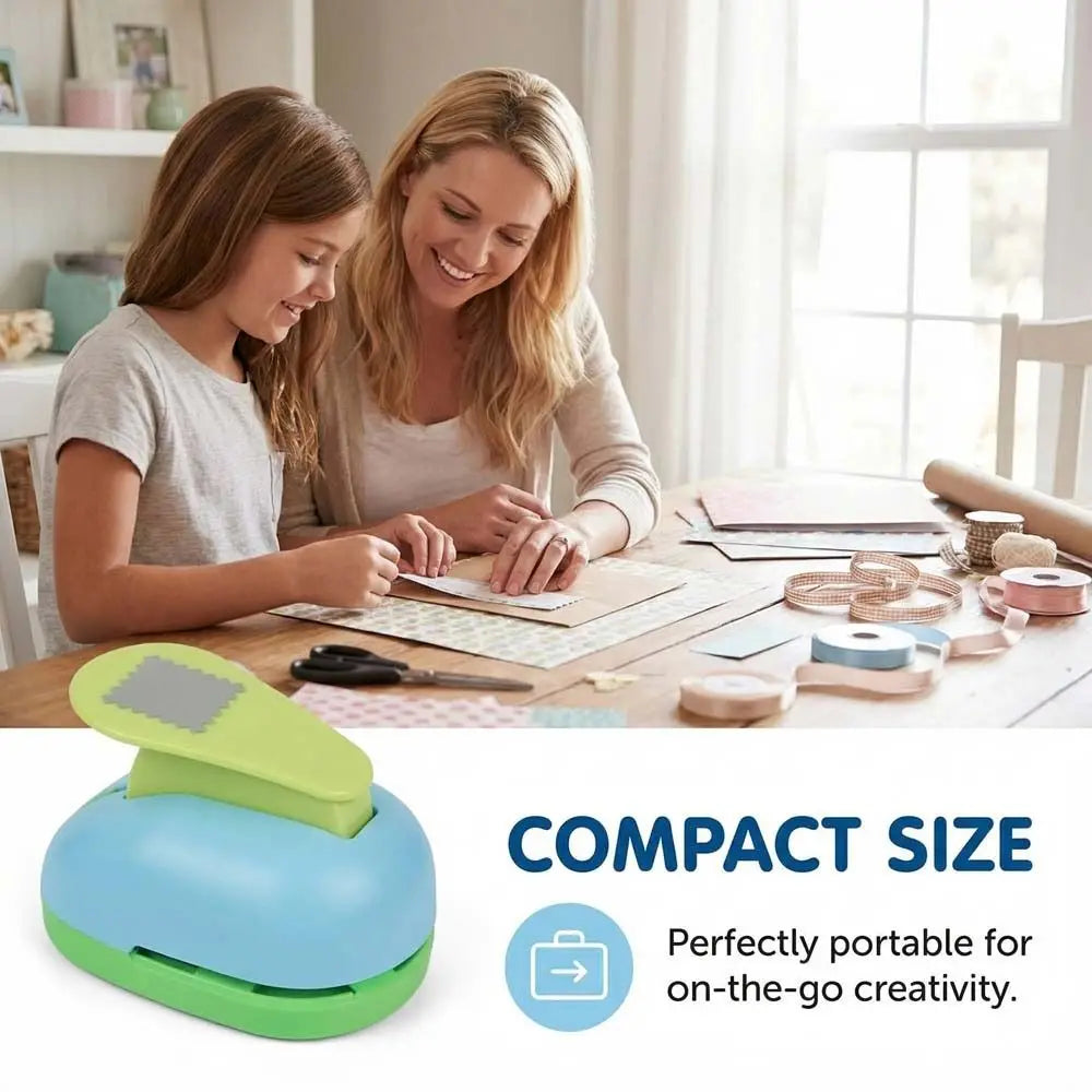 Stamp Shape Stamp Border Punch Hole Puncher Cutting Craft Embossing Machine Punches Maker Labor Saving Toothed Puncher Embosser Peaceful Pleasures Health and Wellness