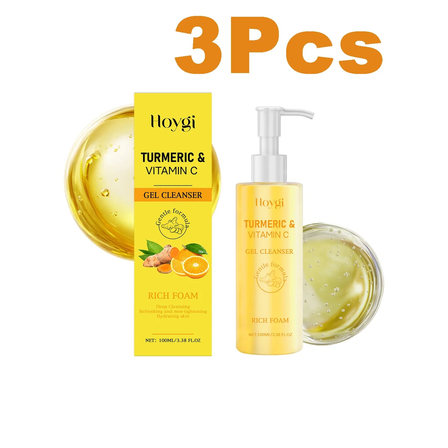 Turmeric Vitamin C Brightening Facial Cleanser – 100ml