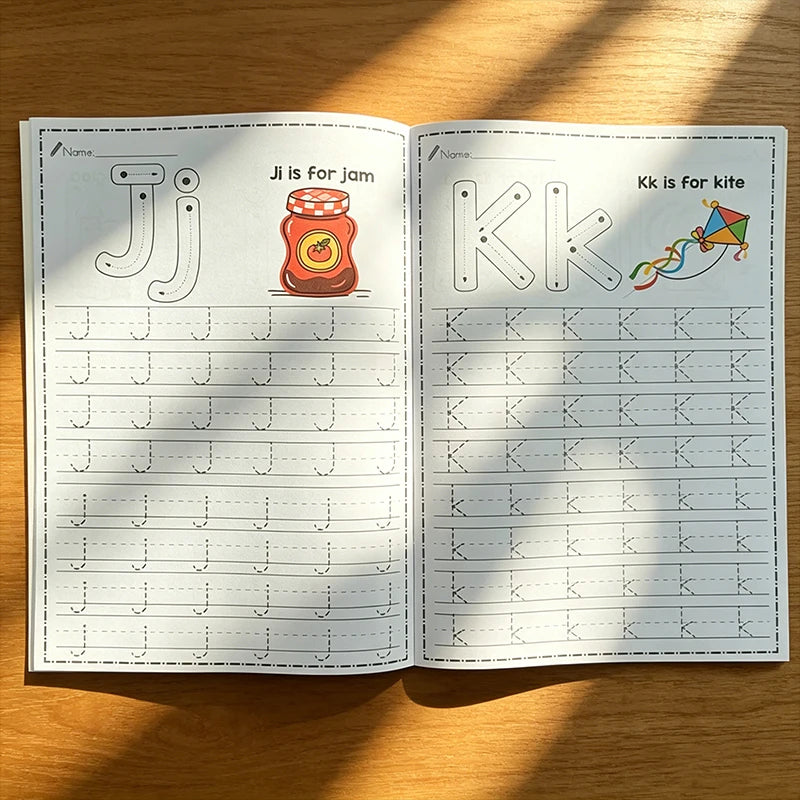 Workbook Containing Letters A-z Designed Specifically Learning Offers