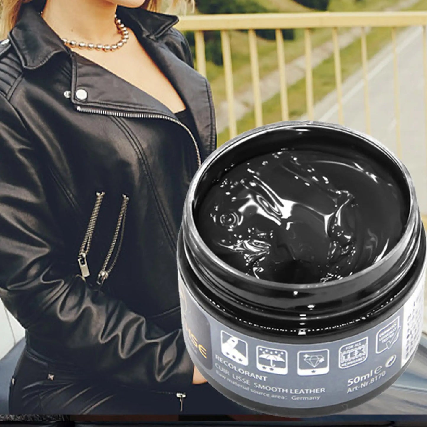 Leather Color Restoring Balm, Scratch & Fade Repair Cream for Furniture, Car Seats, Bags, Shoes, Multi-Purpose Dye Conditioner Peaceful Pleasures Health and Wellness