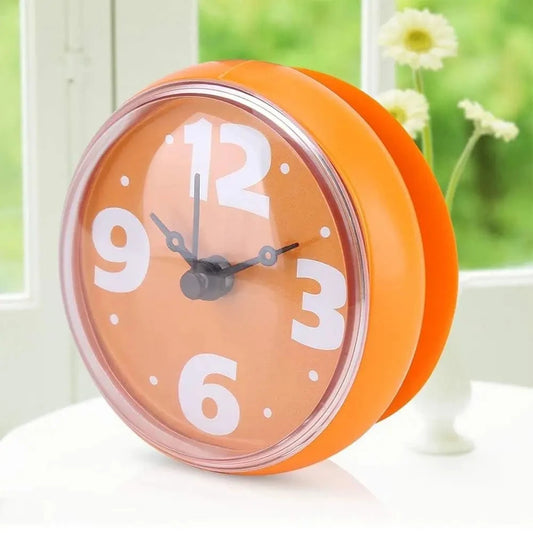 Waterproof Silicone Suction Cup Wall Clock For Bathroom Shower Peaceful Pleasures Health and Wellness
