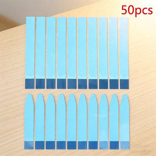 Battery Adhesive Strips 50Pcs | No-Residue Pull Tab Tape Battery Repair Tape Peaceful Pleasures Health and Wellness