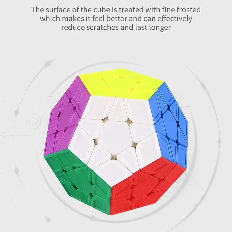 Megaminx Cube 3X3 Speed Magic Dodecahedron Magnets Twelve Matching