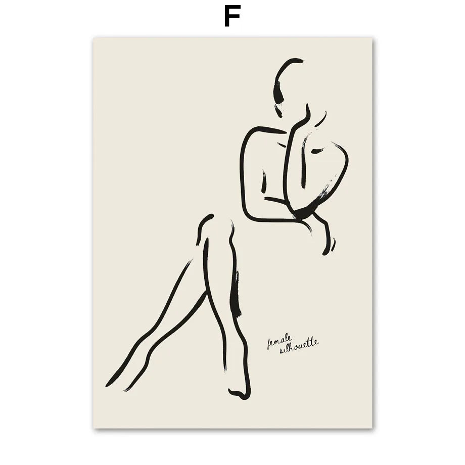 Nordic Abstract Canvas Wall Art | Neutral Minimalist Gallery Print Canvas Wall Art Peaceful Pleasures Health and Wellness QW1223 20x30cm Unframed
