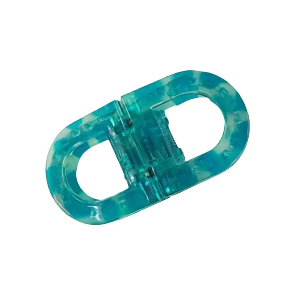 High-end Magnetic Hair Roots Small Grab Hairpins Magnetic Suction Broken Hair Bangs Clip Exquisite Leopard Pattern Girl Hairpin Peaceful Pleasures Health and Wellness blue