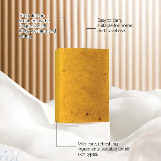 OceAura Lemon Turmeric Brightening Body Soap | Cleanse & Glow Brightening Body Soap Oasis Select