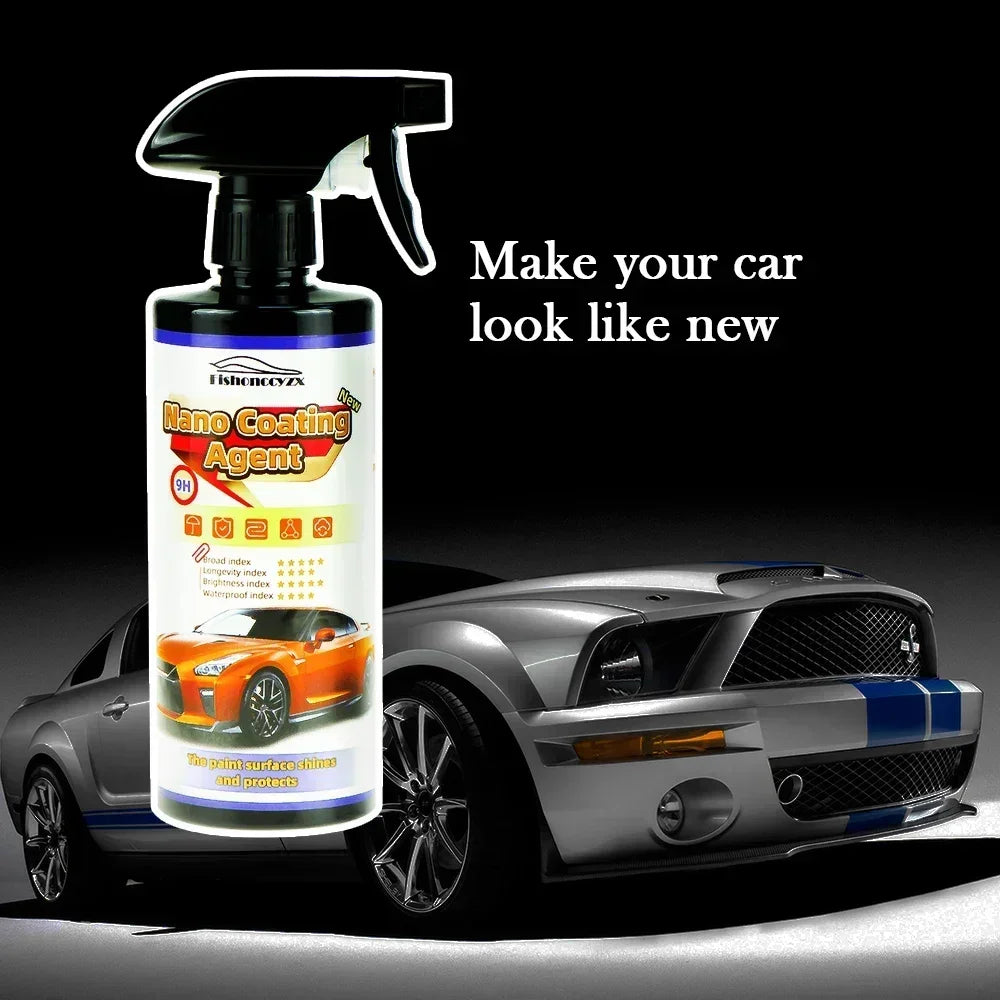 9H Car Liquid Ceramic Coat Super Hydrophobic Glass Coating Set Polysiloxane and Nano materials Ceramics For Cars Peaceful Pleasures Health and Wellness