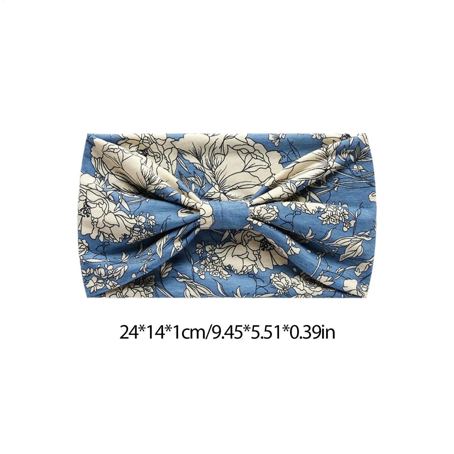 6-Pack Boho Twisted Wide Headbands for Women – Yoga & Workout