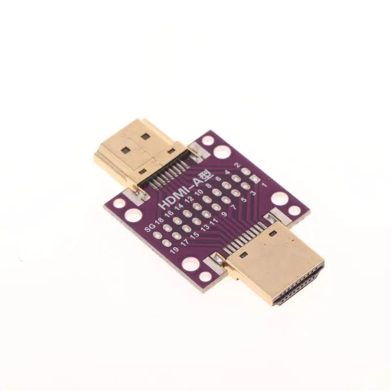 HDMI Test Adapter Board Male Female PCB Conversion Module