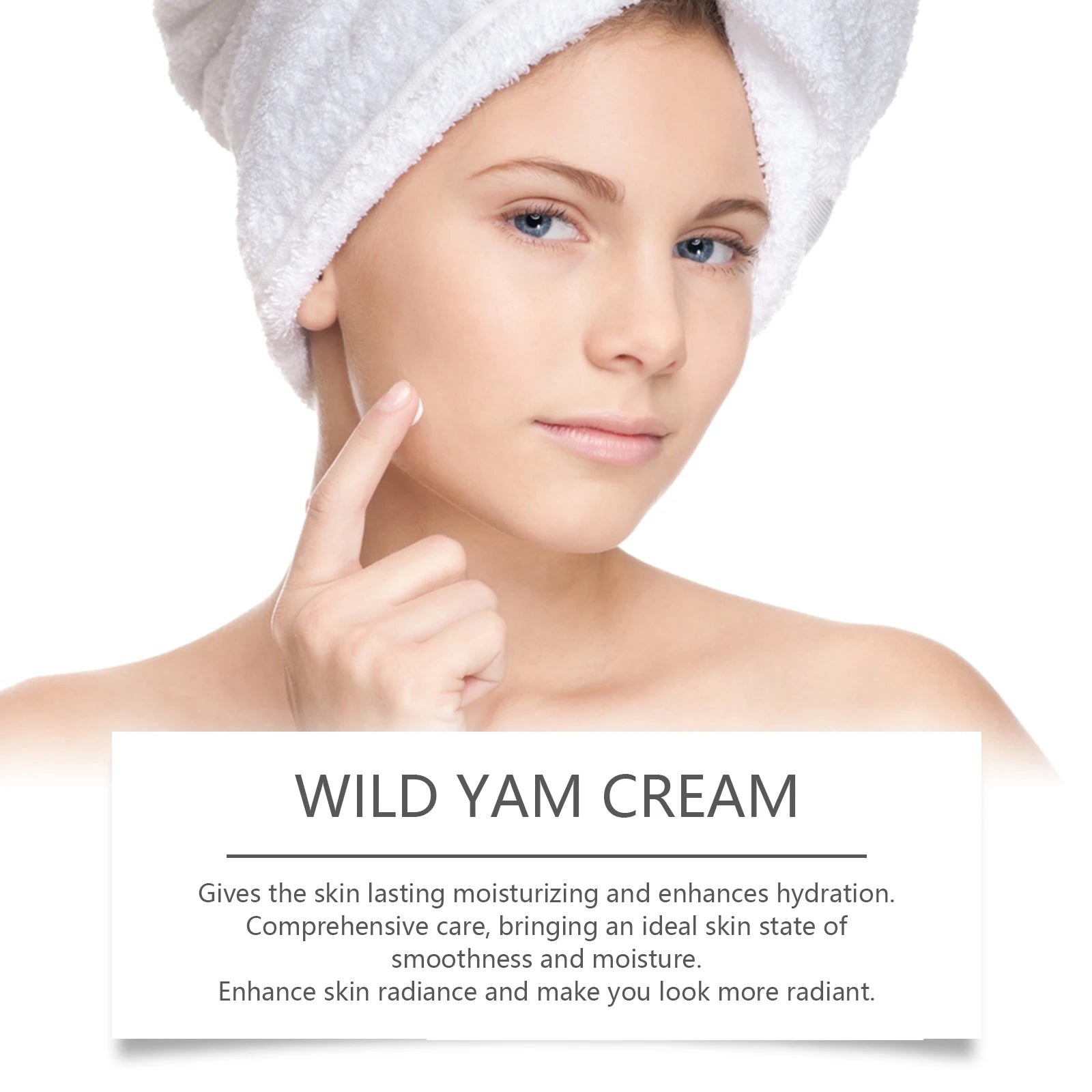 Wild Yam Cream Balance Hormones Regulation Reduce Dryness Form Skin Barrier Firming Lifting Moisturizing Brightening Face Cream Peaceful Pleasures Health and Wellness