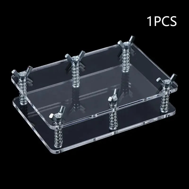 Acrylic Card Press Curvature Corrector & Storage Tool