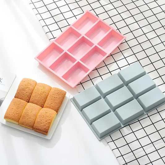 Rectangular Silicone Cake Bread Mould Non Stick Baking Mold Popsicle Peaceful Pleasures Health and Wellness
