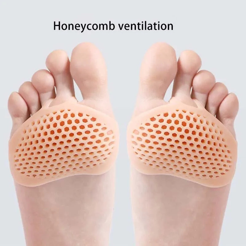 Silicone Metatarsal Pads Toe Separators – 2pcs Forefoot Cushions
