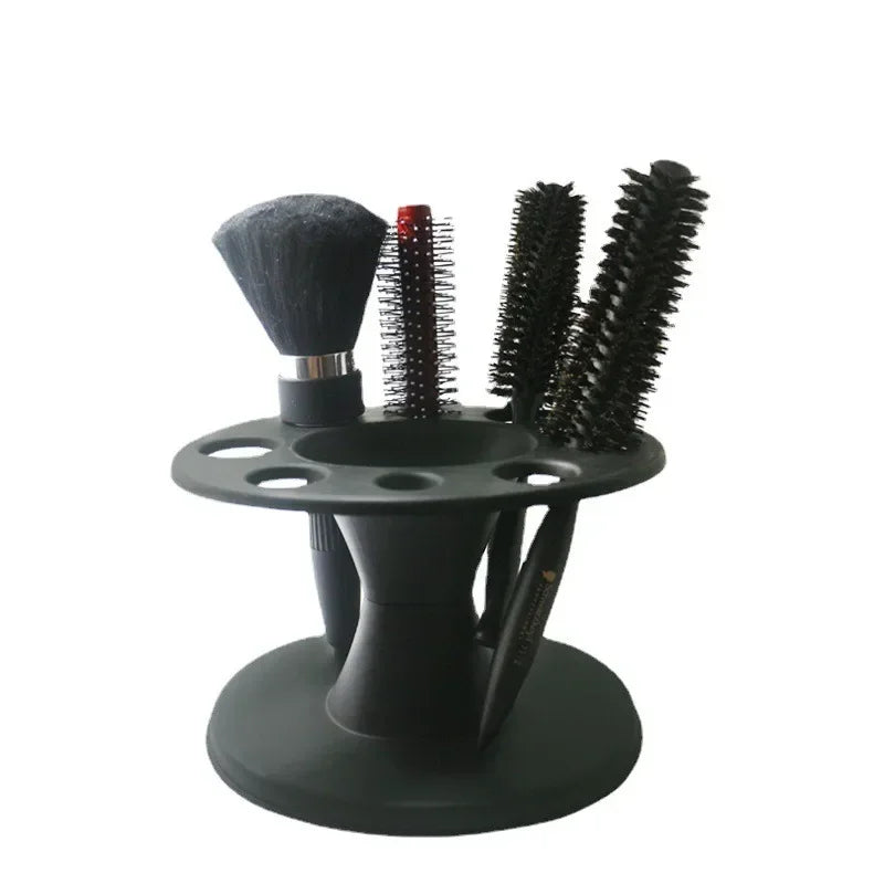 1Pcs Salon Barber Comb PP Storage Stand For Hairdressing Combs Brushes Scissors Iron Roll Organizer Rack Hair Styling Holder Peaceful Pleasures Health and Wellness