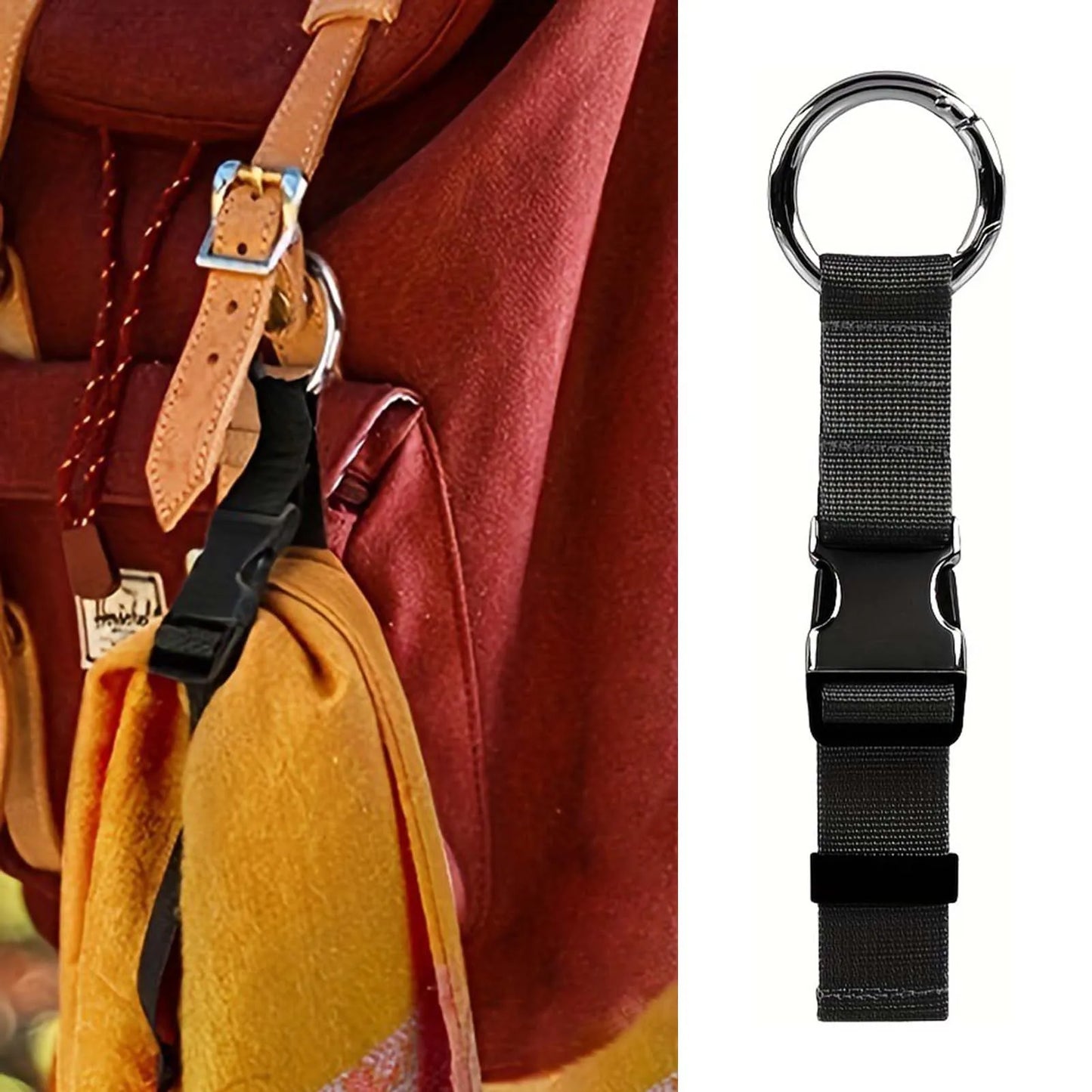 Travel Luggage Fixed Strap Backpack External Strap Portable Strap With Release Buckle Add-A-Bag Luggage Strap Belt Jacket Holder Peaceful Pleasures Health and Wellness