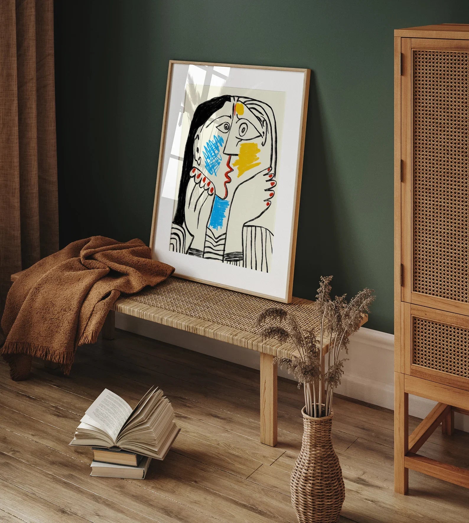Picasso Exhibition poster, Picasso The Kiss Art Print, Gift Idea for friends, Picasso Exhibition Wall Art Decor, Famous Artist Peaceful Pleasures Health and Wellness