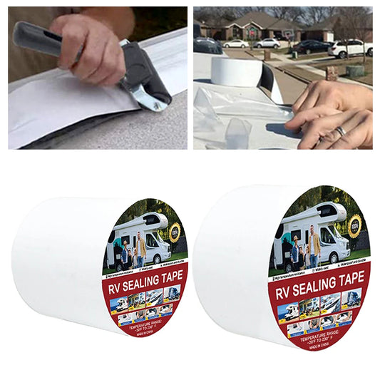 RV Sealing Tape,Weatherproof Waterproof High Temperature Resistant Repair Tape,High Viscosity Car Top/Roofs Repair Sealing Tape Peaceful Pleasures Health and Wellness